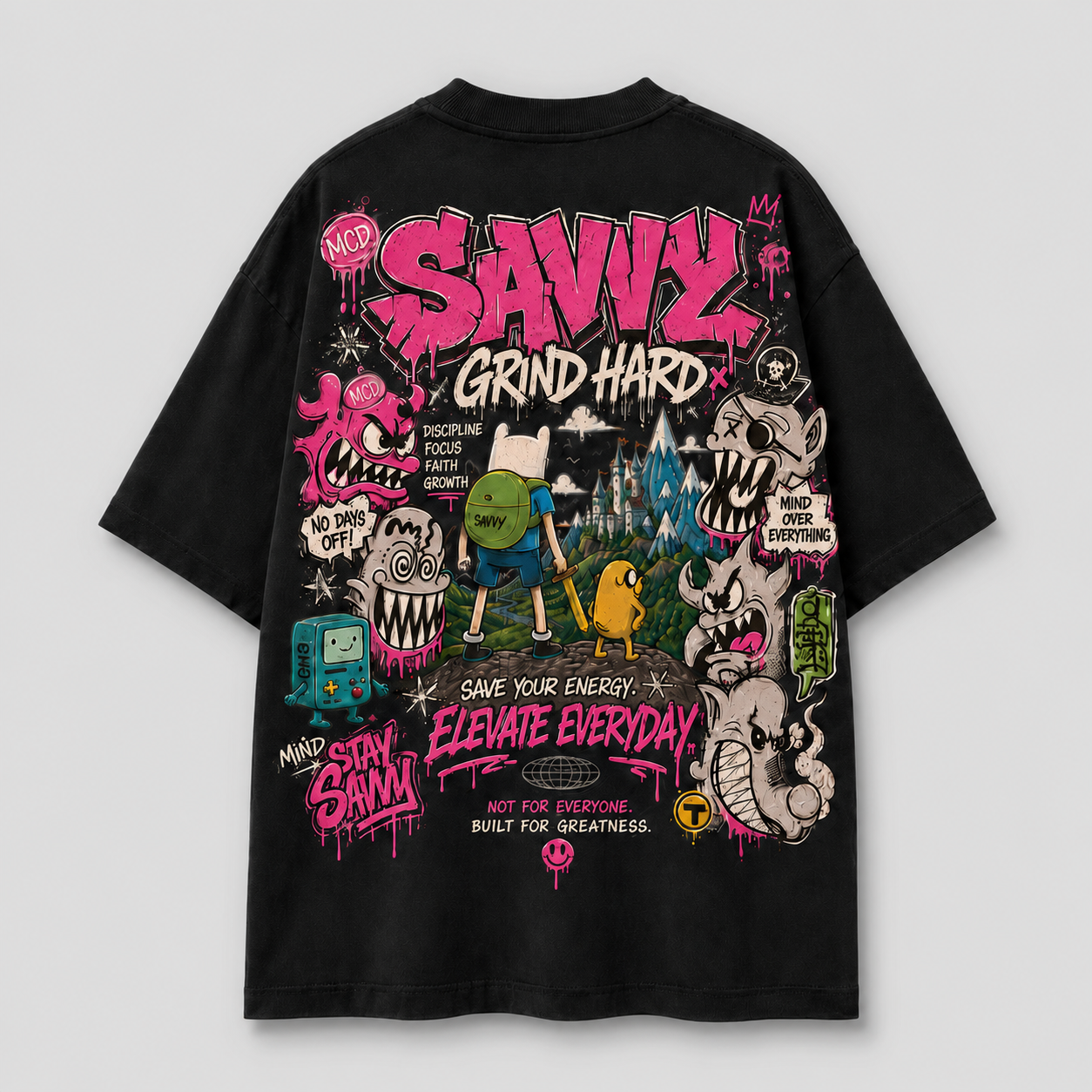 Oversize Tee Grind Hard